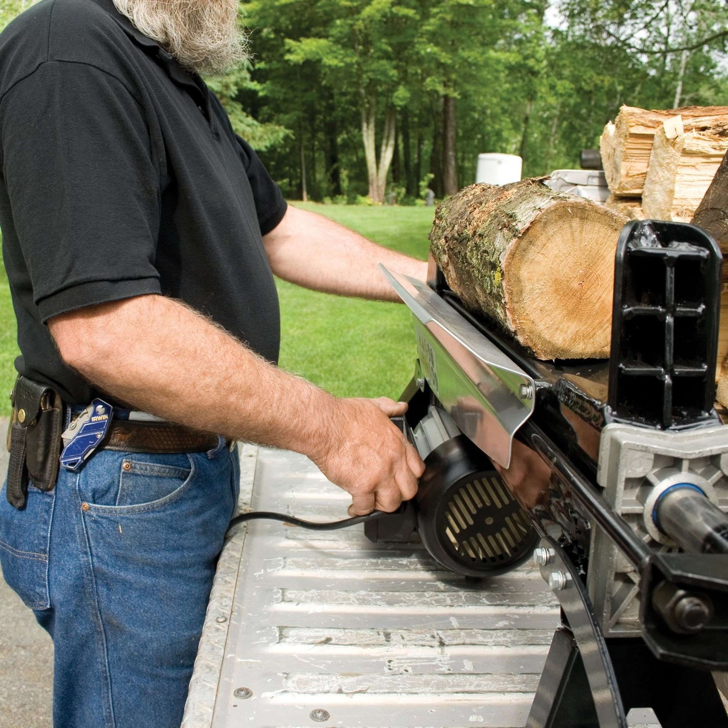 Earthquake W1200 Log Splitter 5 Ton Electric New