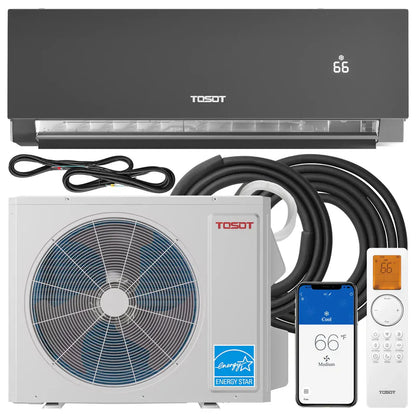 Tosot Aoraki Mini-Split Air Conditioner Heat Pump WiFi 24,000 BTU 24.5 SEER2 ERV Compatible New