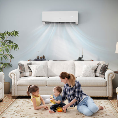 Costway 12000 BTU 24 SEER2 115V Mini Split Heat Pump AC ENERGY STAR 743895621 New