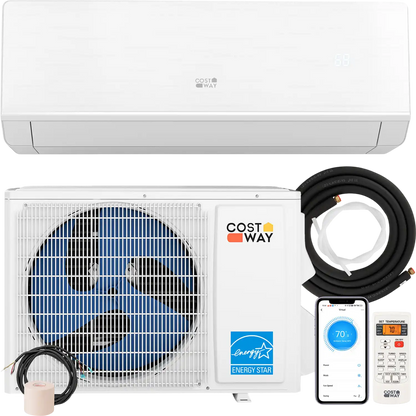 Costway 12,000 BTU 24 SEER2 Mini Split Heat Pump 208-230V 329645187 New