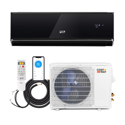 Costway Mini Split Air Conditioner & Heater 12000BTU Wifi Enabled 22 SEER2 New