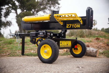 Champion 201312 27-Ton Log Splitter Horizontal/Vertical Full Beam Gas with Auto Return New