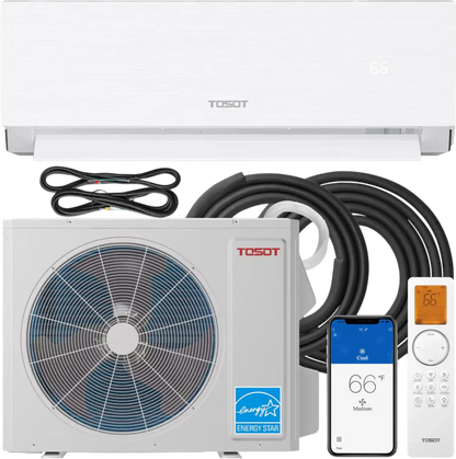 Tosot Aoraki Mini-Split Air Conditioner Heat Pump WiFi 24,000 BTU 24.5 SEER2 ERV Compatible New