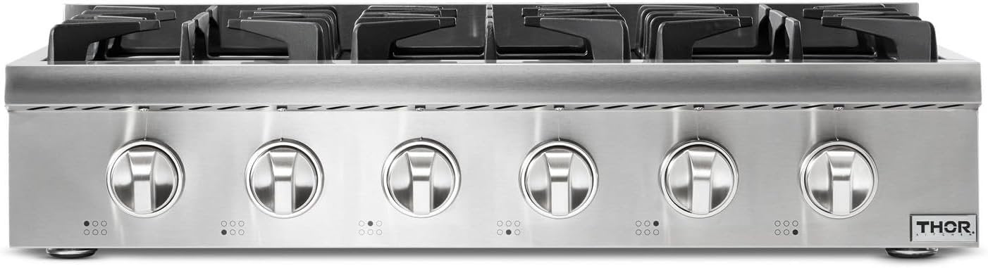Thor Kitchen 36 Inch Gas Rangetop HRT3618U