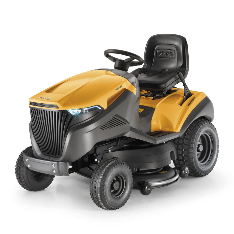 Stiga Tornado 7108 W Side-Discharge V-Twin Garden Tractor with Hydrostatic Drive