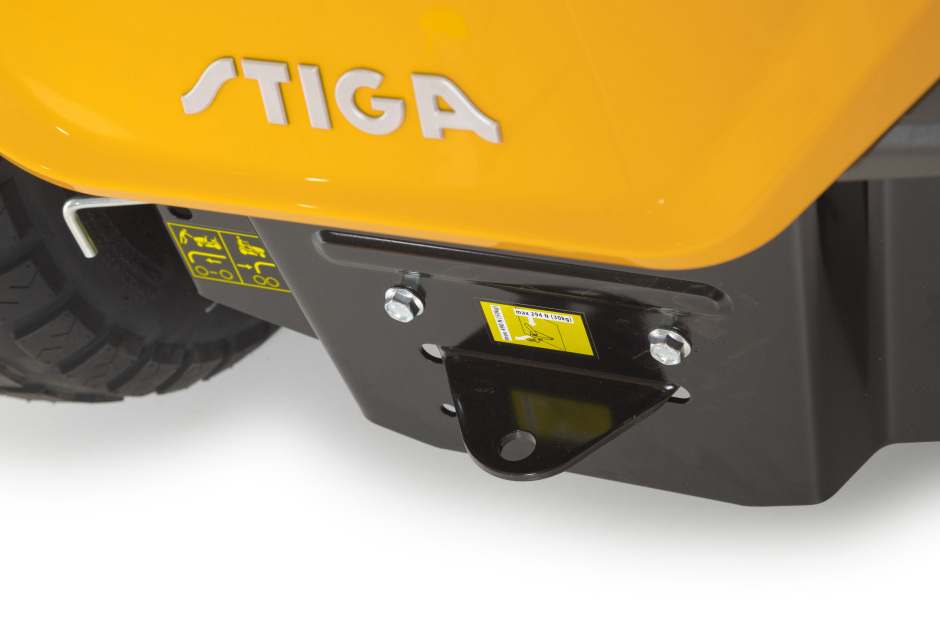 Stiga Tornado 7108 W Side-Discharge V-Twin Garden Tractor with Hydrostatic Drive