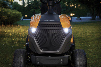 Stiga Estate 584e Battery-Powered Rear-Collect Lawn Tractor with Stepless Electronic Drive
