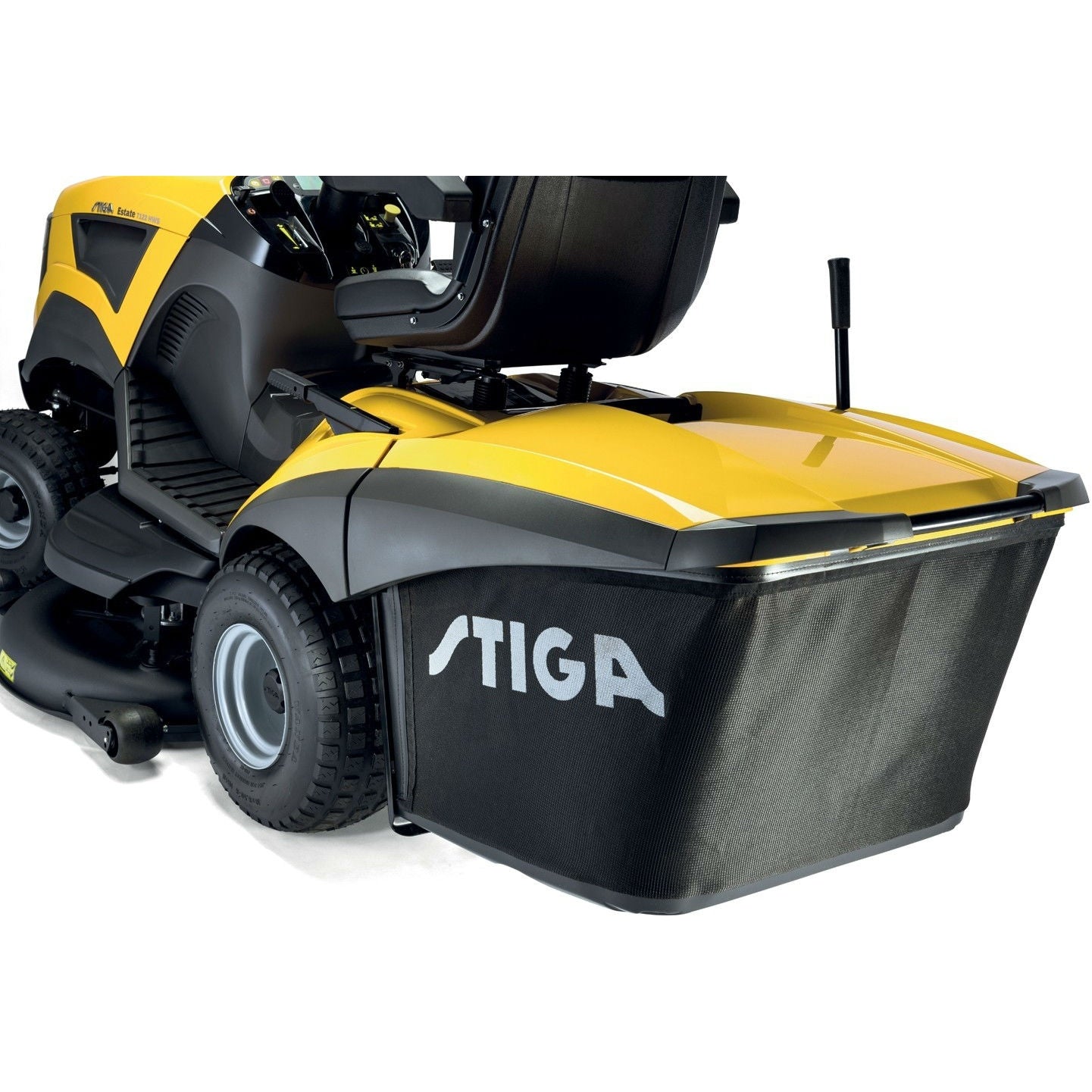 Stiga Estate 9102 W Rear-Collect V-Twin Garden Tractor with Hydrostatic Drive