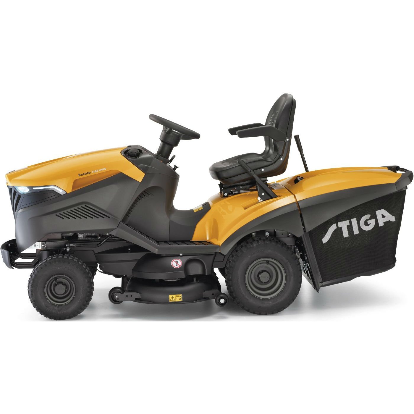Stiga Estate 9102 W Rear-Collect V-Twin Garden Tractor with Hydrostatic Drive