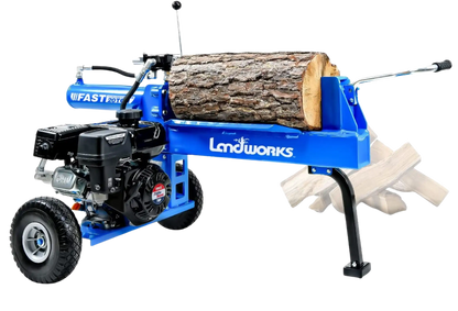 Landworks GUO079 7HP 212 CC 10" Diameter 20 Ton Hydraulic System Gas-Powered Log Splitter New