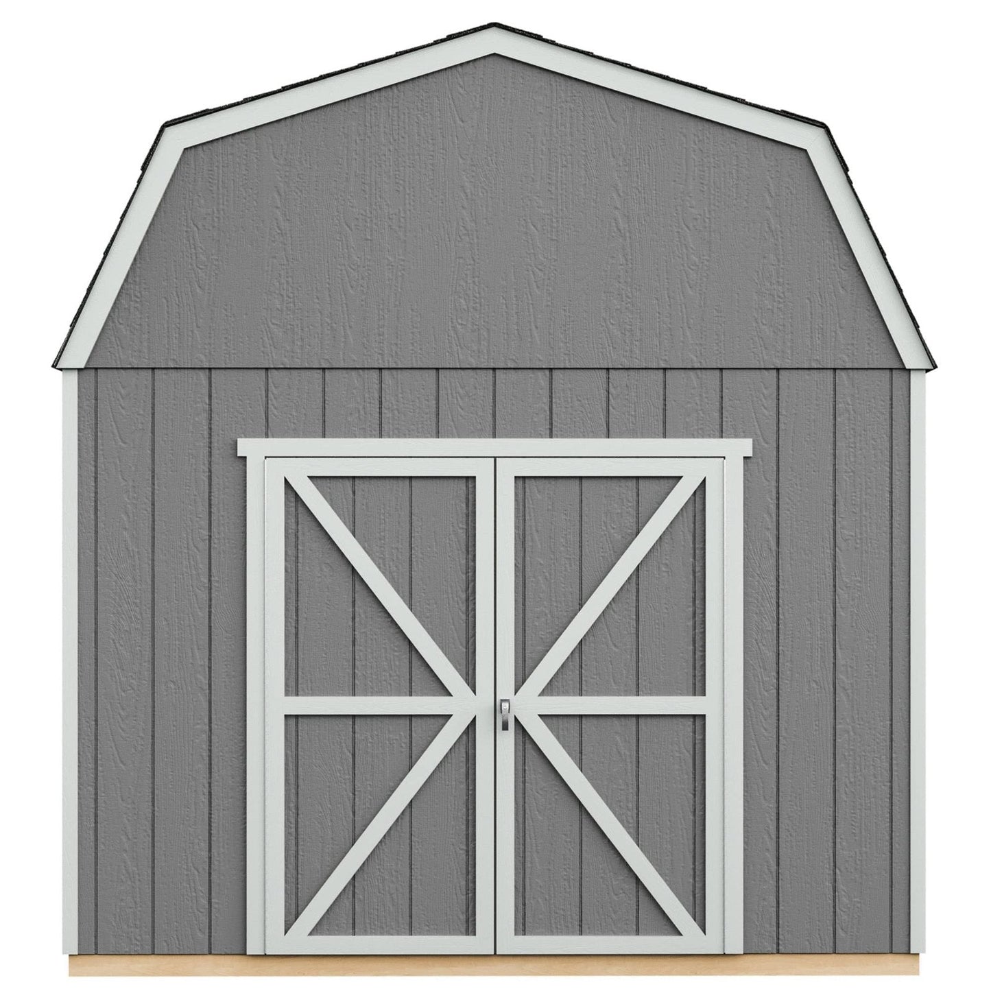 Handy Home Products Braymore 10×16 Do-It-Yourself Wooden Storage Shed with Floor