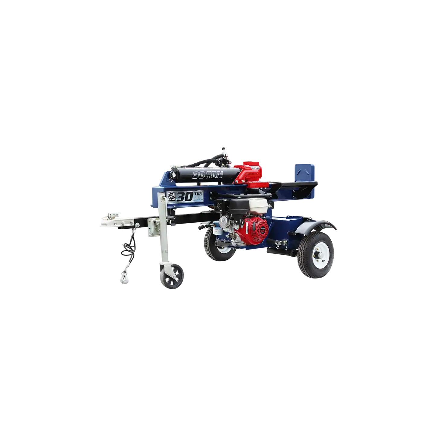 Iron and Oak Log Splitter 30 Ton Vertical/Horizontal Honda GX270 Engine Torsion Axle BHVH3018GXT New