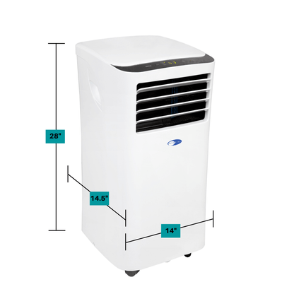 Whynter ARC-102CS 10,000 BTU Remote Control Compact Portable Air Conditioner in White New