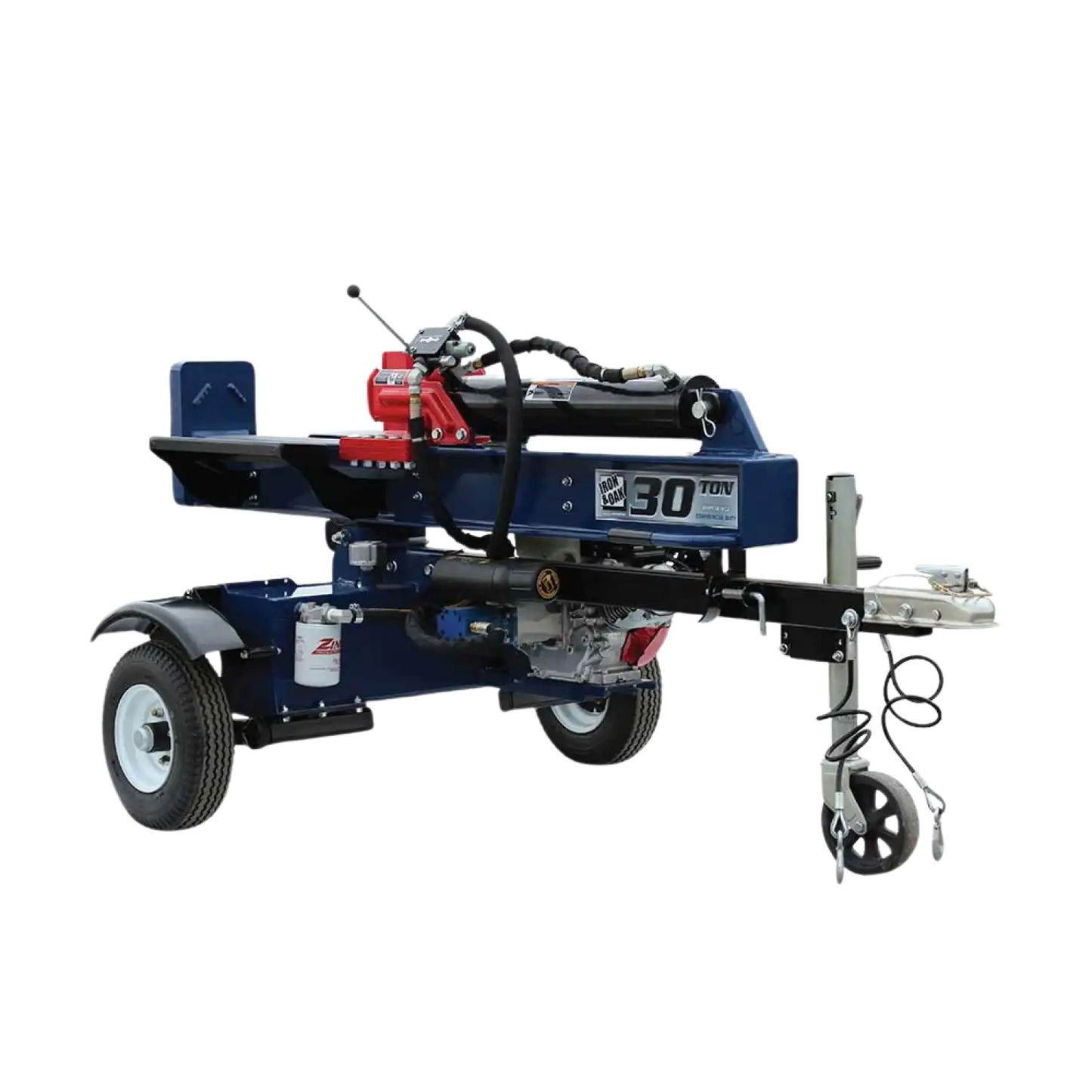 Iron and Oak Log Splitter 30 Ton Vertical/Horizontal Tow Behind Portable Gas with Honda GX270 Engine BHVH3018GX New