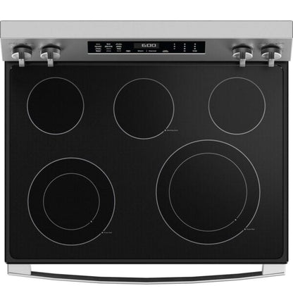GE 30″ Freestanding Electric Convection Range GRF600AVSS