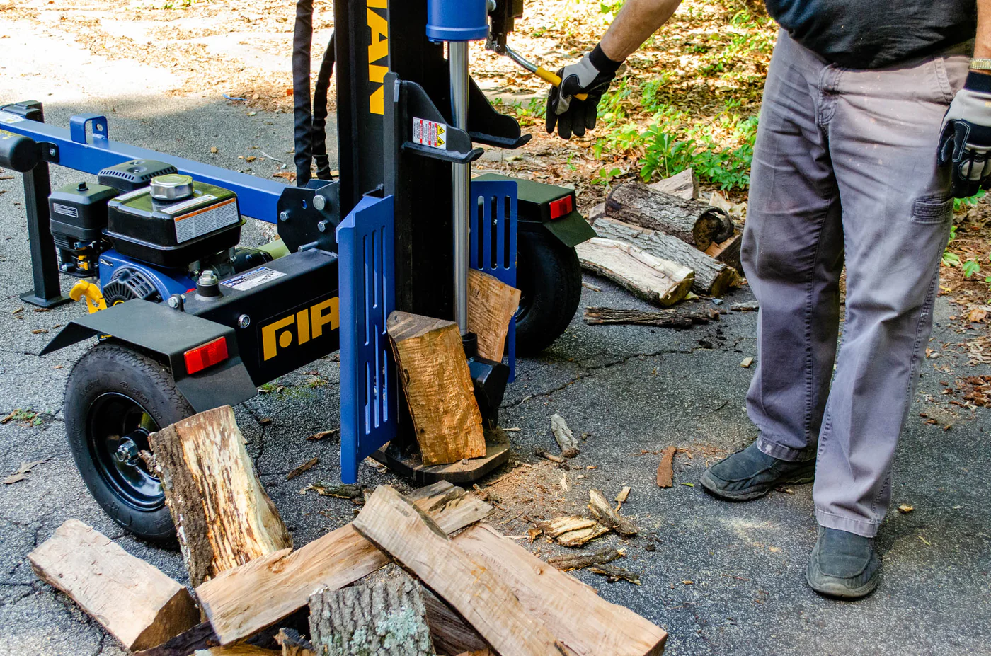 Firman GS2201 Gas Portable Log Splitter 22-Ton Vertical/Horizontal 196cc 6.5HP with Auto Return New