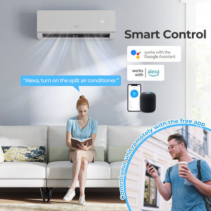 Costway SEERXtreme 12,000 BTU 24 SEER2 208-230V Mini Split AC w/ Bracket 36361931 New