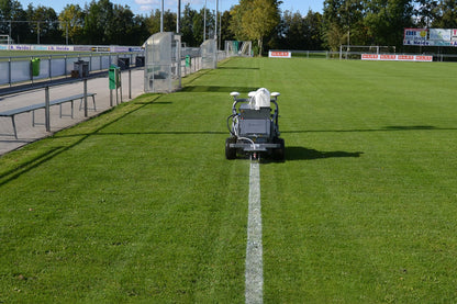 Robotic Line Marking with the FJDRM21 Mower, Line Marker & GNSS Base