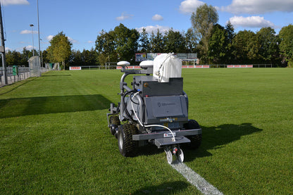 Robotic Line Marking with the FJDRM21 Mower, Line Marker & GNSS Base