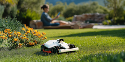 Mammotion LUBA AWD Mini 800 Garage & Mow Kit