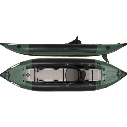 Sea Eagle Explorer 350FX Inflatable Kayak Swivel Seat Fishing Rig Package