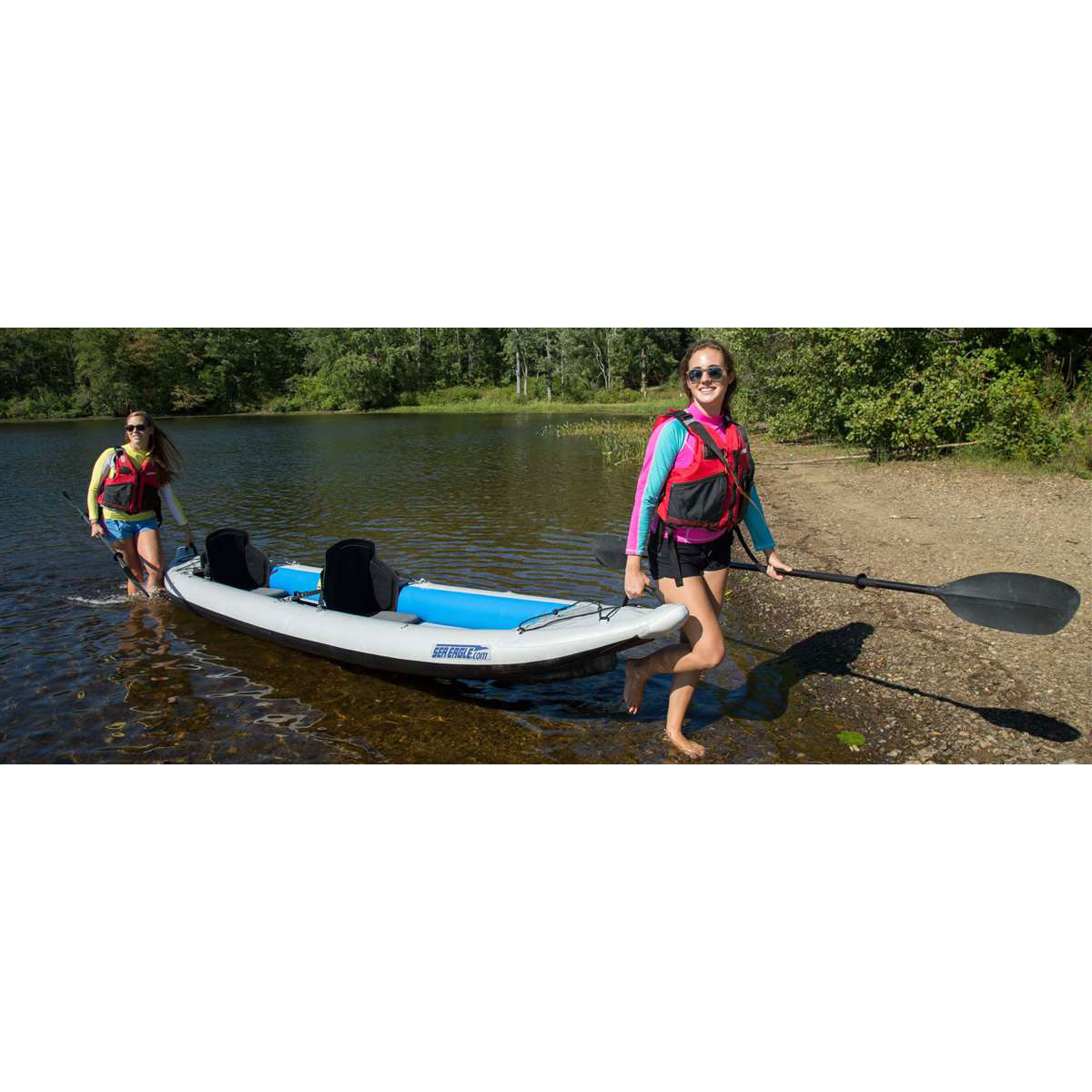 Sea Eagle FastTrack 465FT Inflatable Kayak 2 Person Deluxe Package
