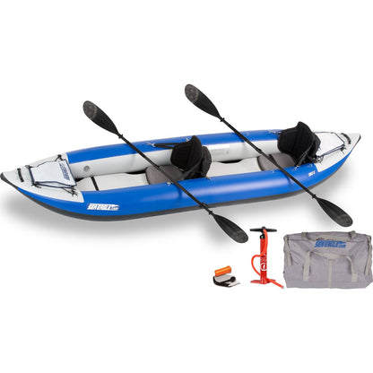 Sea Eagle Explorer 380X Inflatable Kayak Pro Carbon Tandem Package