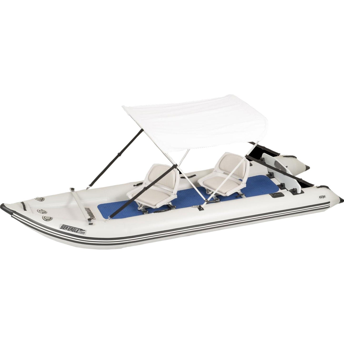 Sea Eagle PaddleSki 437ps Inflatable Kayak Solo Start Up Package