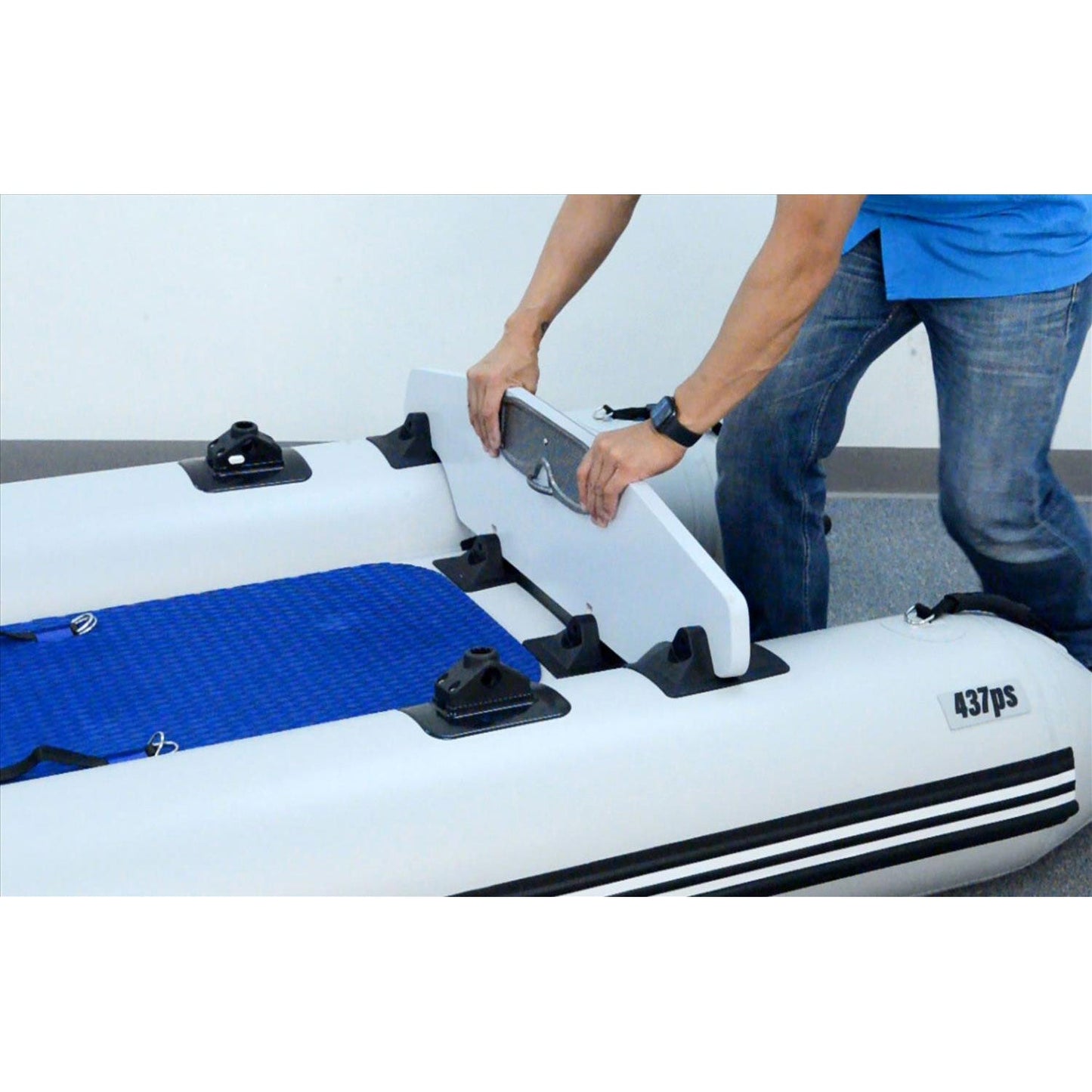 Sea Eagle PaddleSki 437ps Inflatable Kayak Solo Start Up Package