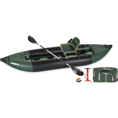 Sea Eagle Explorer 350FX Inflatable Kayak Swivel Seat Fishing Rig Package