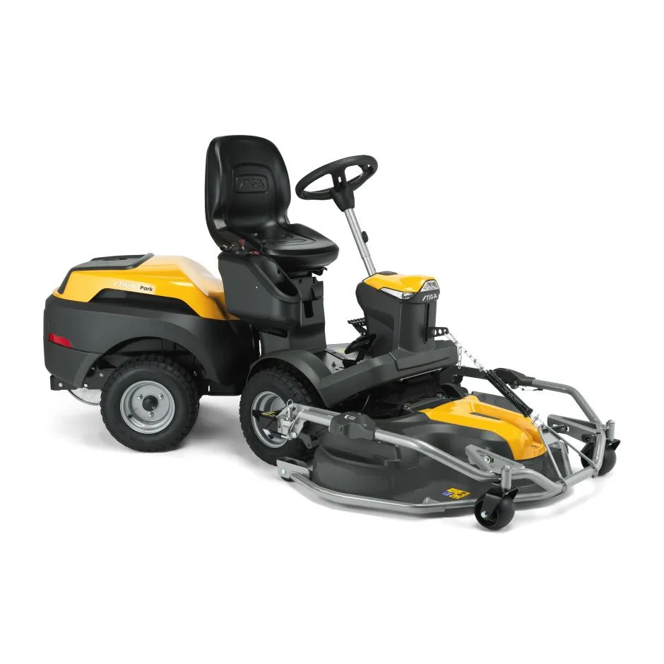 Stiga Park 700 WX 4WD V-Twin Front-Cut Ride-On Lawnmower Including Combi Pro 110 QF Deck