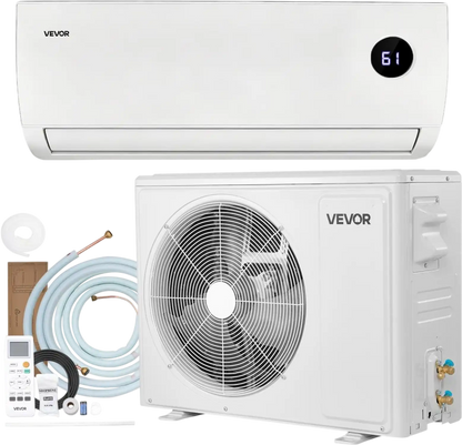 Vevor Mini Split Air Conditioner 12,000 BTU 19 SEER2 Inverter Heat Pump System 115V New