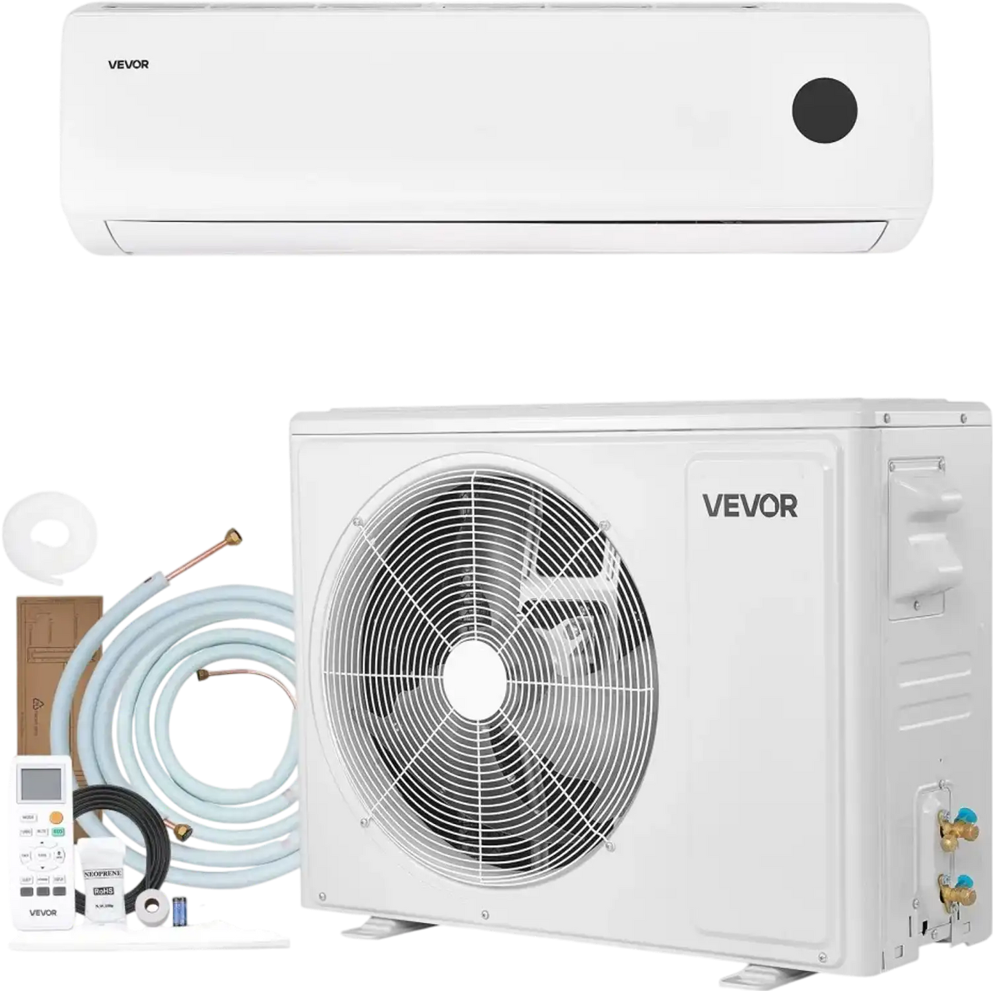 Vevor Mini Split Air Conditioner 18,000 BTU 230V 19 SEER2 for 1,250 Sq. Ft. New