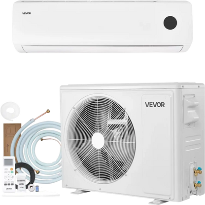 Vevor Mini Split Air Conditioner 18,000 BTU 230V 19 SEER2 for 1,250 Sq. Ft. New